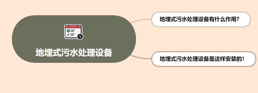 地埋式污水處理設(shè)備有什么作用？它是這樣安裝的！